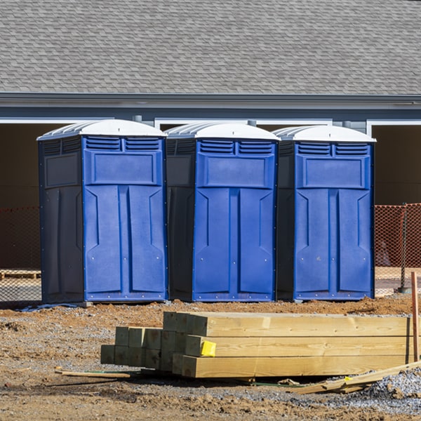 are there any restrictions on where i can place the porta potties during my rental period in Landrum